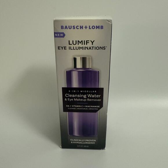 Bausch Lomb Lumify Micellar Cleansing Water & Eye Makeup Remover. 5.4 Fl Oz 2 Pk - Picture 8 of 9